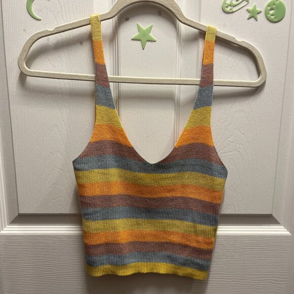 striped knit tank - Picture 1 of 5